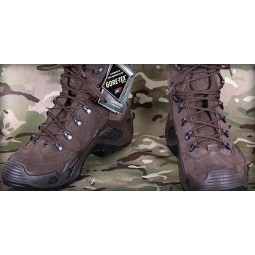 Brown LOWA Z-6S GORE-TEX® Boots by Combat & Survival